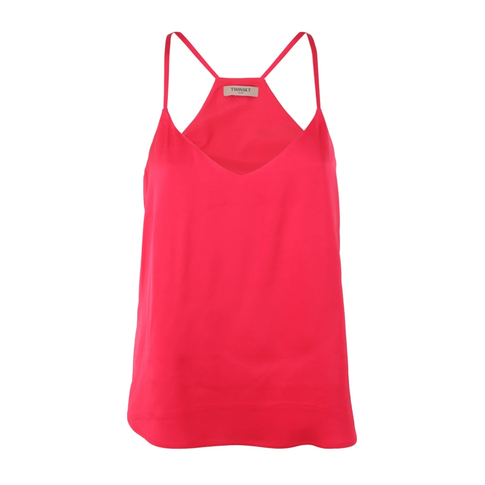 Twinset Mouwloze Tops Pink Dames
