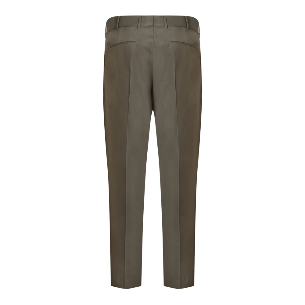PT Torino Militair groene broek met riemlussen Green Heren