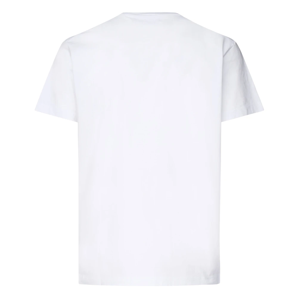 Dsquared2 Witte T-shirts en Polos met Print White Heren