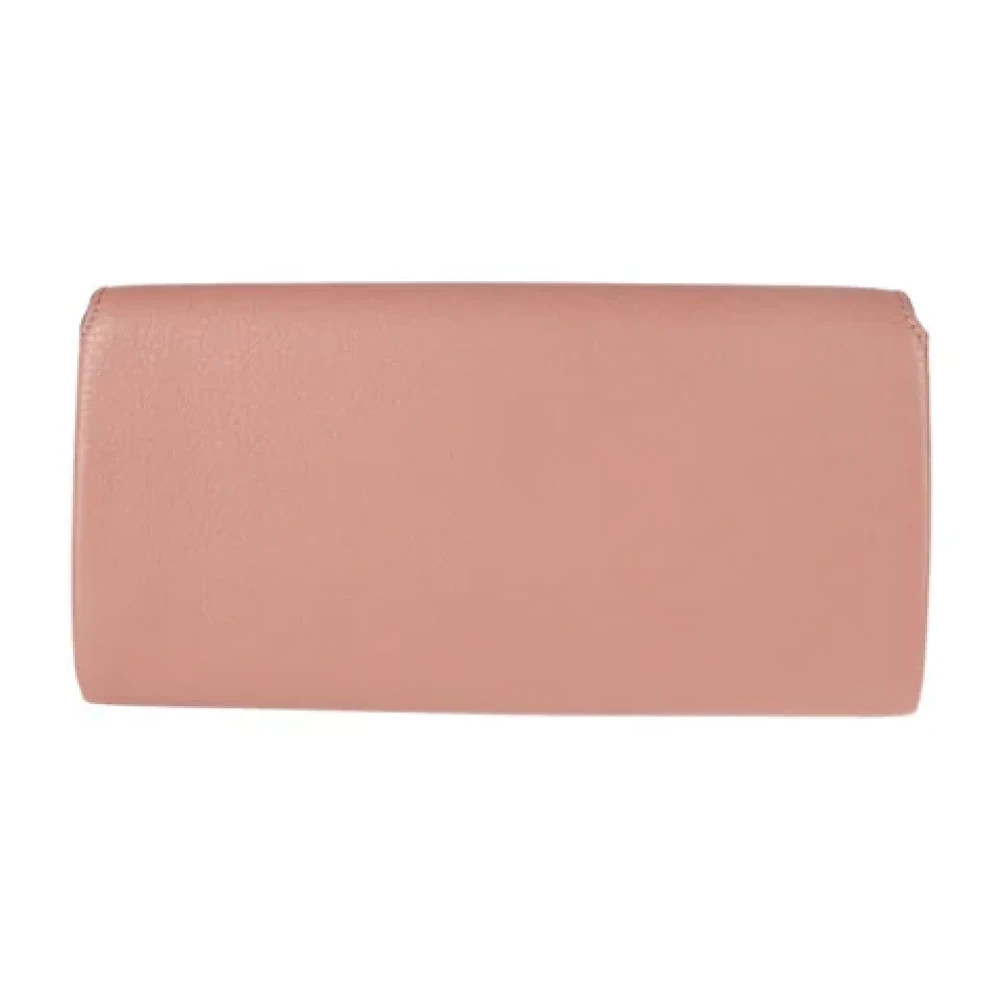 Burberry Vintage Pre-owned Leather wallets Pink Dames