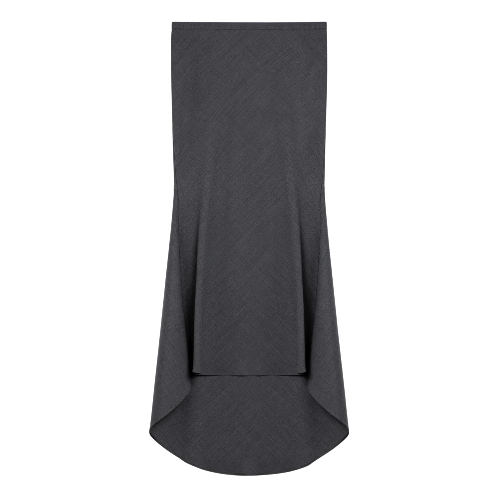 Philosophy di Lorenzo Serafini Lange Rok Elegante Stijl Gray Dames