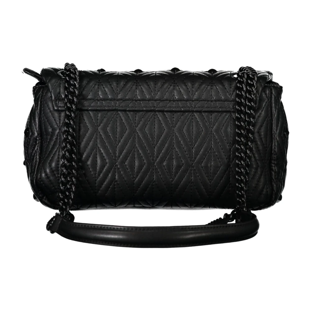 Valentino by Mario Valentino Zwarte Schoudertas met Kettingriem Black Dames