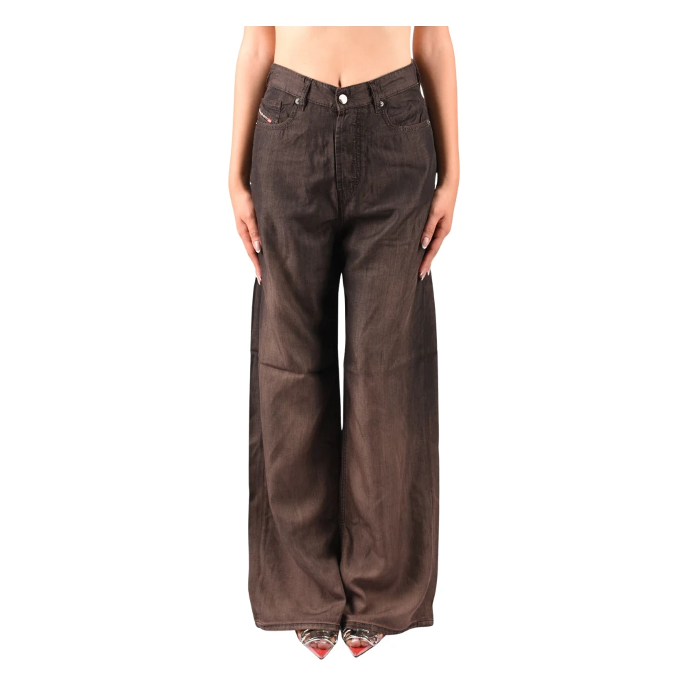 Diesel Donna Marrone Pantaloni, W30, New,