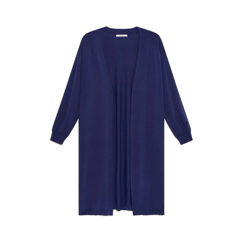 Maliparmi Women's Blue Cardigans, L, Viscose Fresh Cardigan