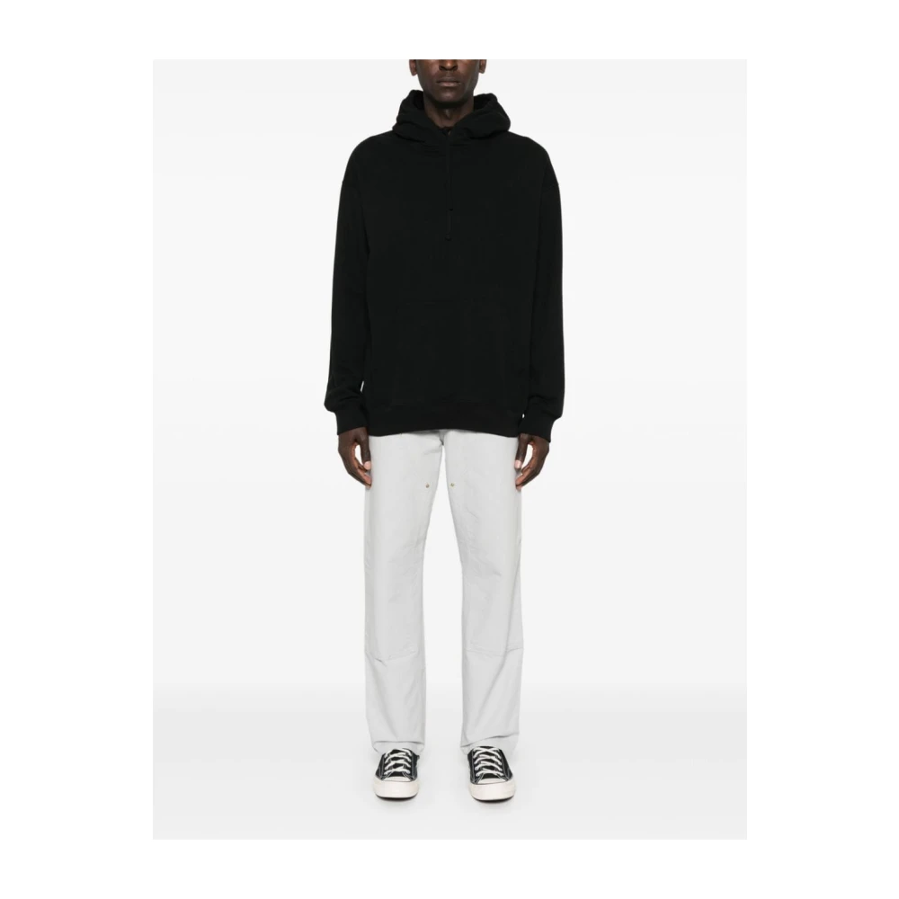 Carhartt WIP Grijze Canvas Straight Leg Broek Gray Heren