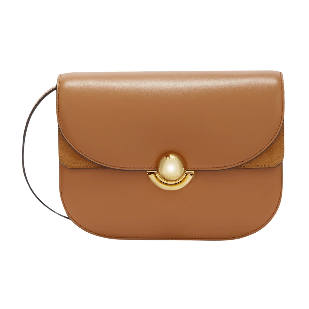 Furla Women's Brown Cross Body Bags, One Size, Sfera Crossbody