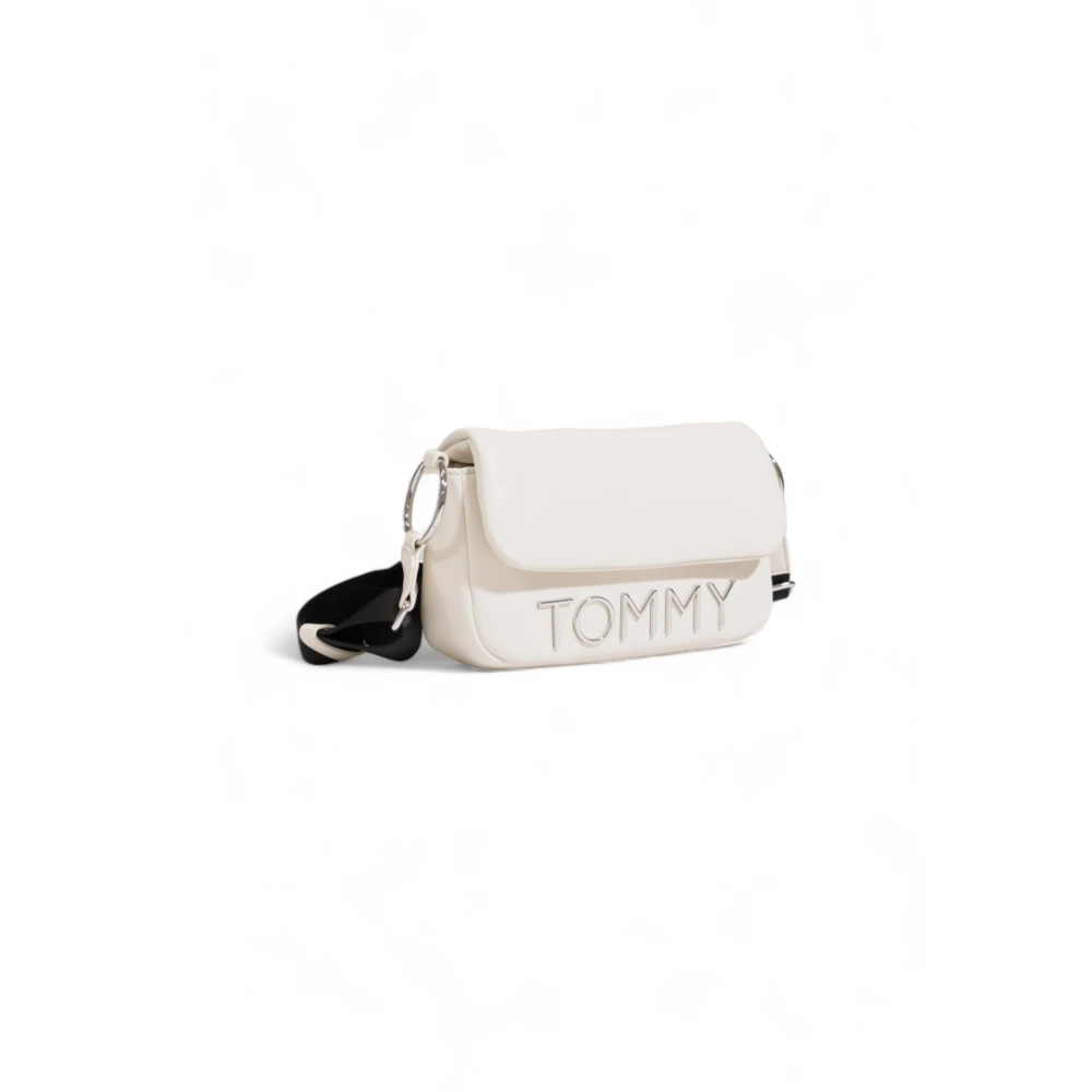 Tommy Hilfiger Langwerpige Flap Crossbody Tas Black Dames