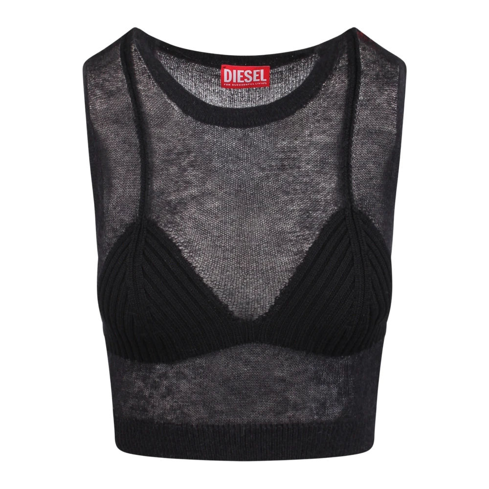Diesel Stijlvolle Denim Jeans voor Mannen Black Dames