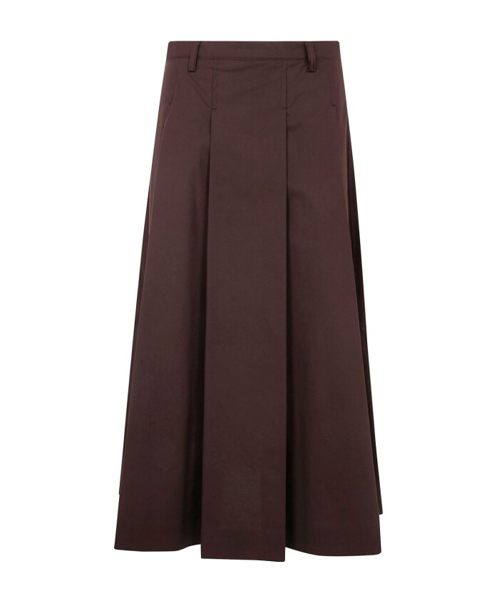 jupe-a-line-marron-avec-passants-de-ceinture