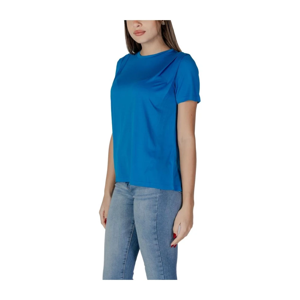 b.Young Blauwe Modale Top Damescollectie Blue Dames