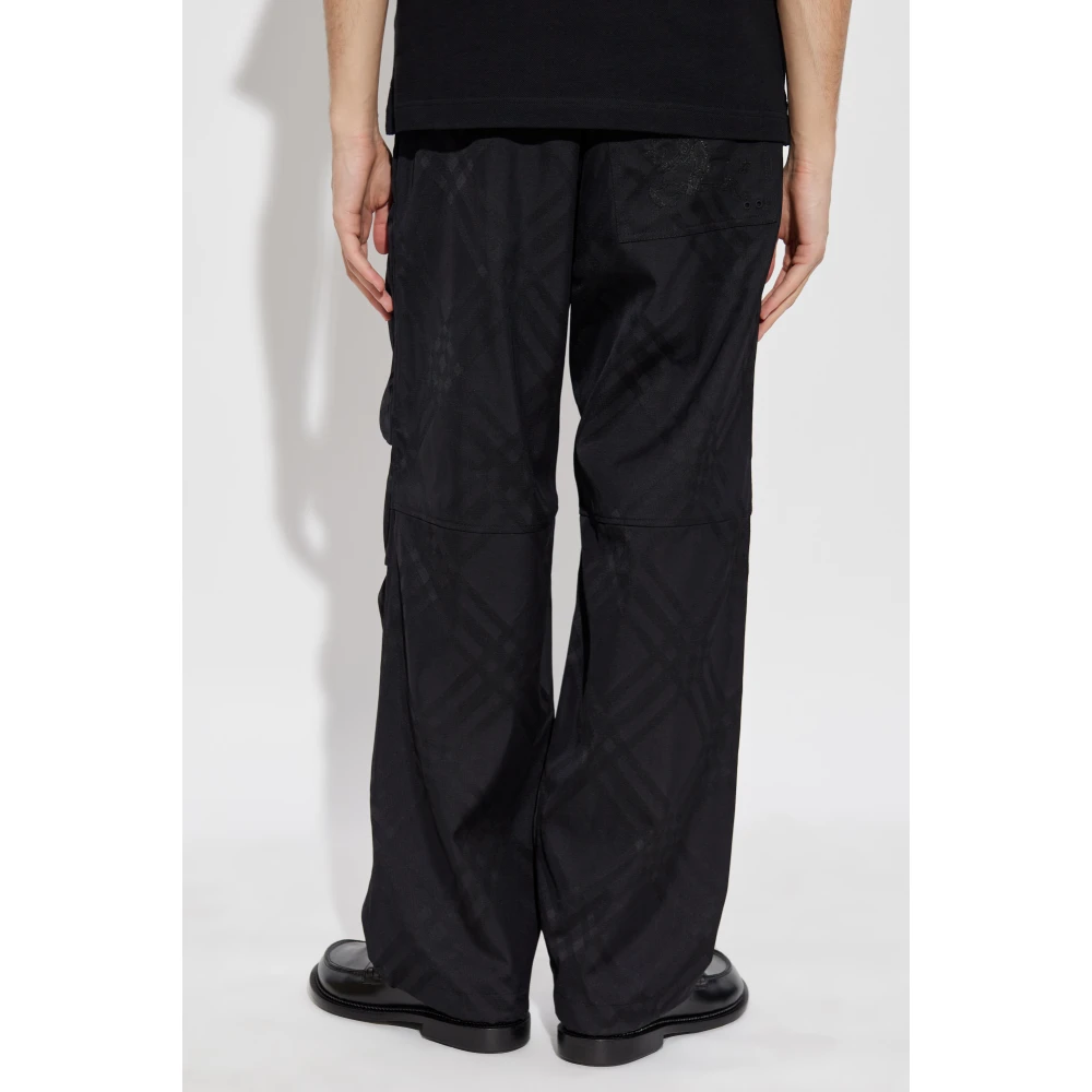 Burberry Dropped-crotch broek Black Heren