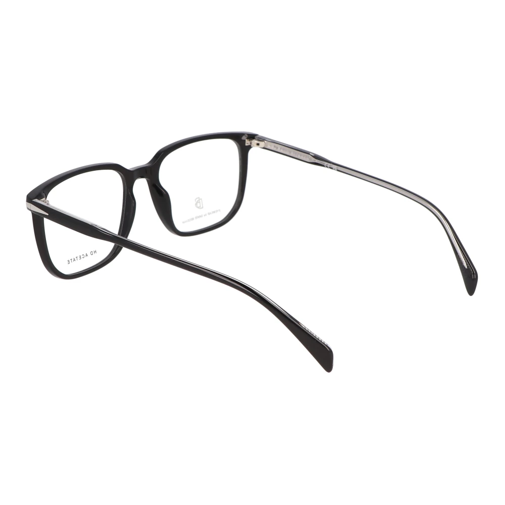 Eyewear by David Beckham Retro Vierkante Brillencollectie Black Unisex