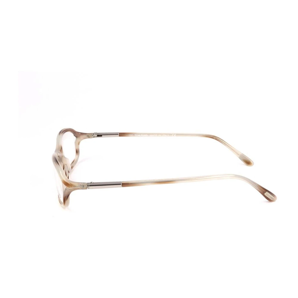 Tom Ford Grijze Acetaat Frame Brilmontuur met Wijzerplaat Gray Dames