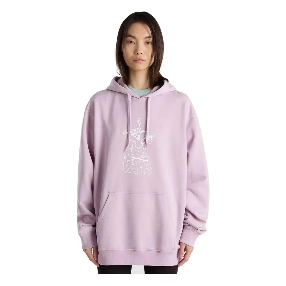 Vans Crazy Eddy 66 Löst Hoodie Pink, Dam