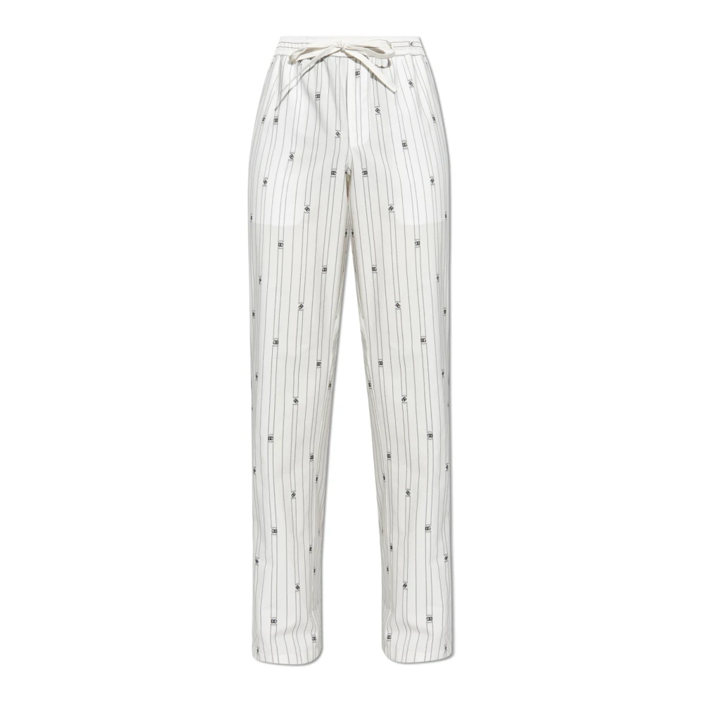 Dolce & Gabbana Uomo Bianco Pantaloni, S, New,