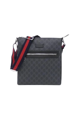 Pre-owned GG Supreme Canvas Axelväska