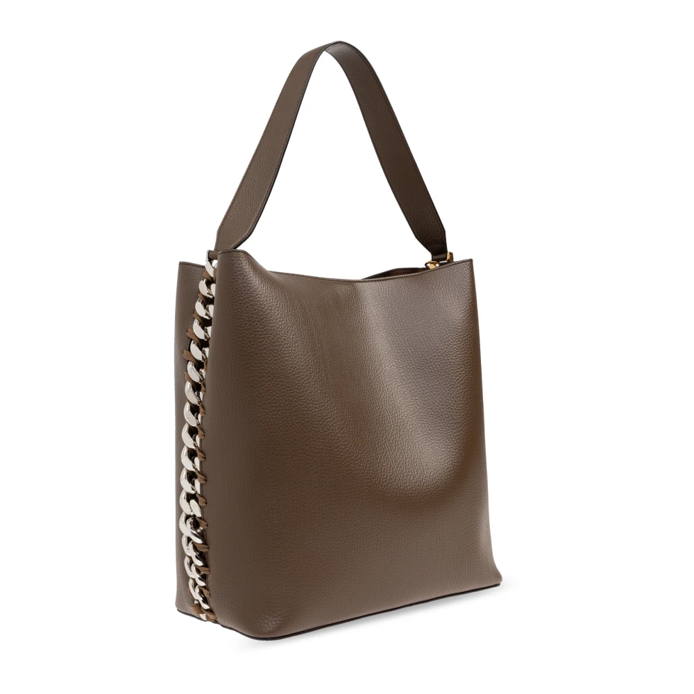 Stella Mccartney Frayme bucket-style schoudertas Brown Dames