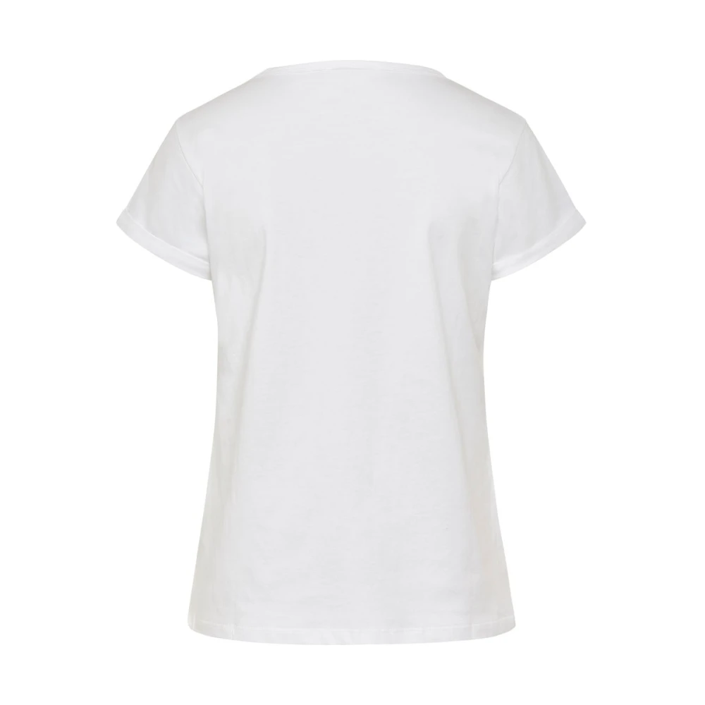 Maison Labiche Wit T-Shirt Out of Office White Dames