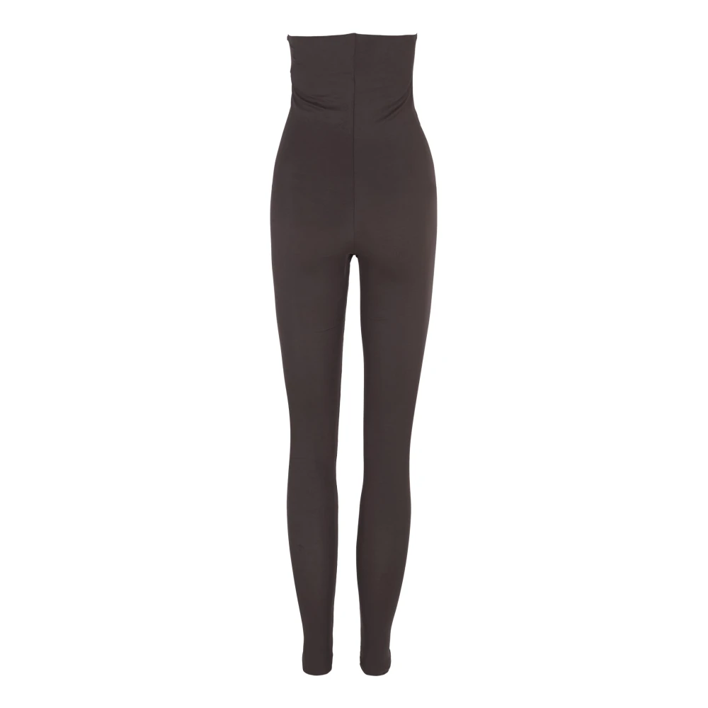Cortana Hoge taille stretch cupro leggings Black Dames