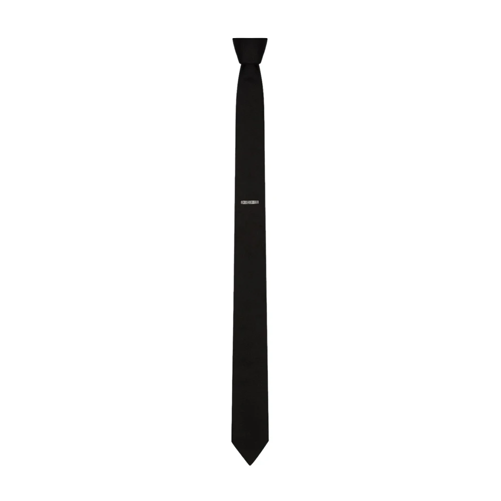 Givenchy Komplett formell look: Stilfull svart och grå slips Black, Herr