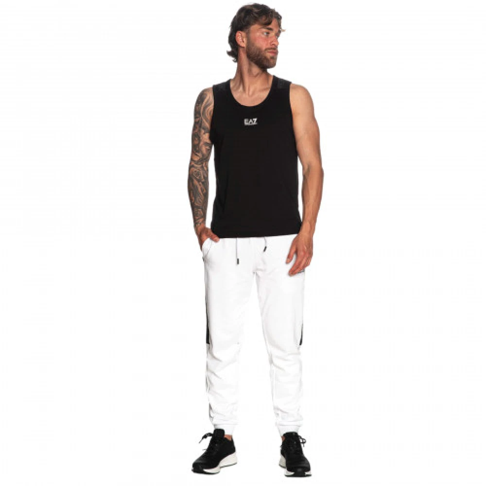 Emporio Armani EA7 Witte 3Dpp76 Pjeqz Joggingbroek White Heren