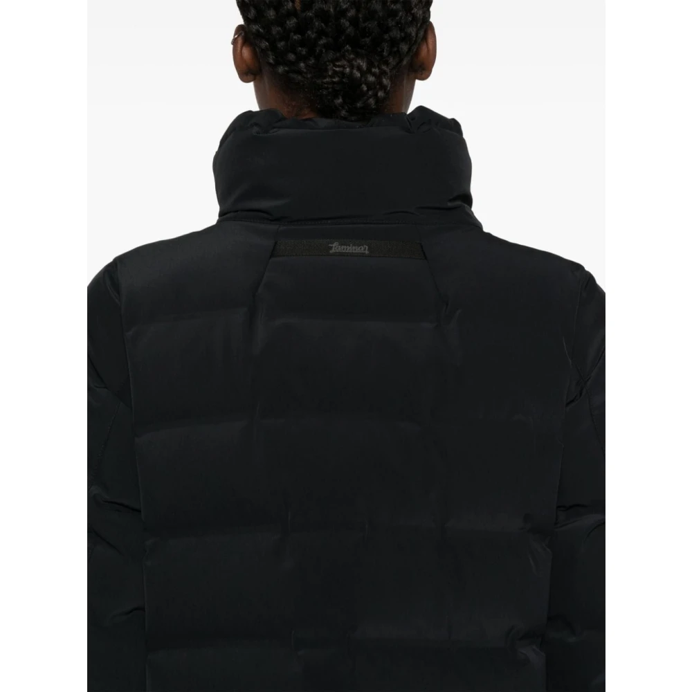 Herno Stijlvolle Parka Jas voor Alle Seizoenen Black Dames