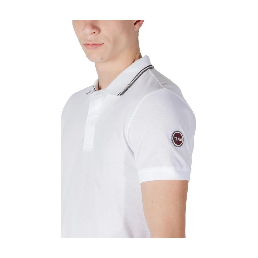 Colmar Witte Katoenen Poloshirt White Heren