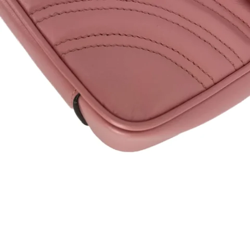 Gucci Vintage Pre-owned Leather handbags Pink Dames