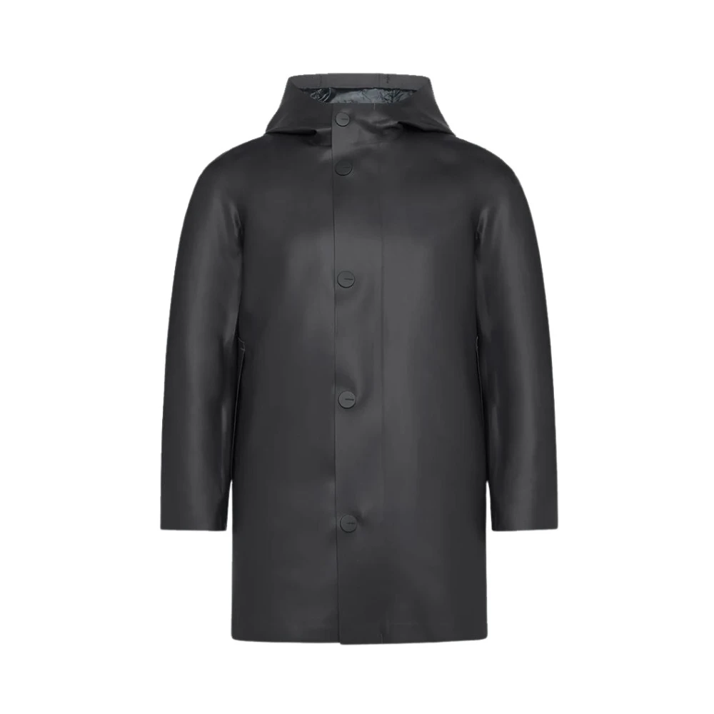 RRD Modern Gummi Dubbel Parkas Jacka Black, Pojke