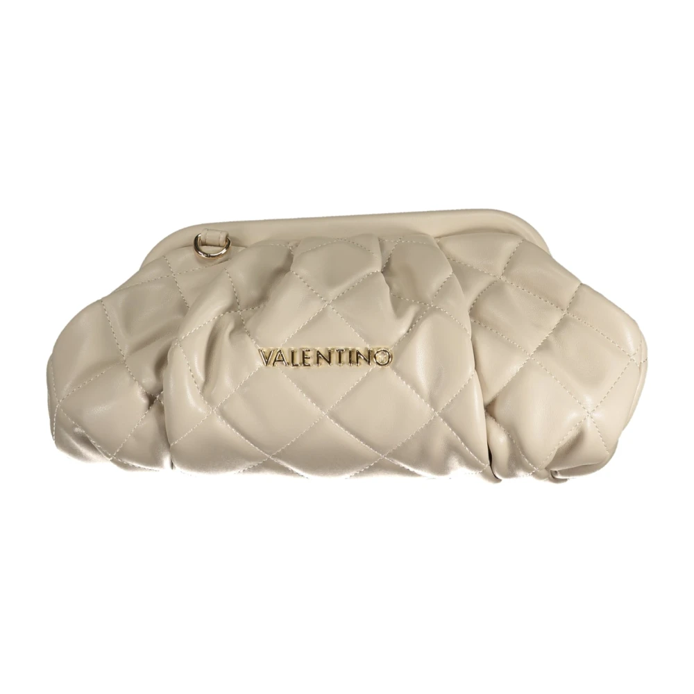 Valentino by Mario Valentino Beige Schoudertas met Verstelbare Band Beige Dames