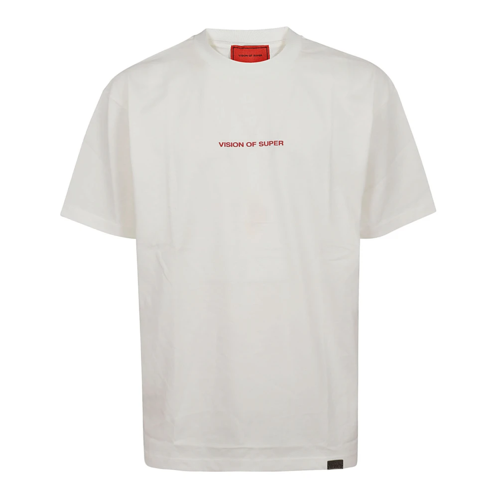 Vision OF Super Wit Grafisch Print T-Shirt White Heren
