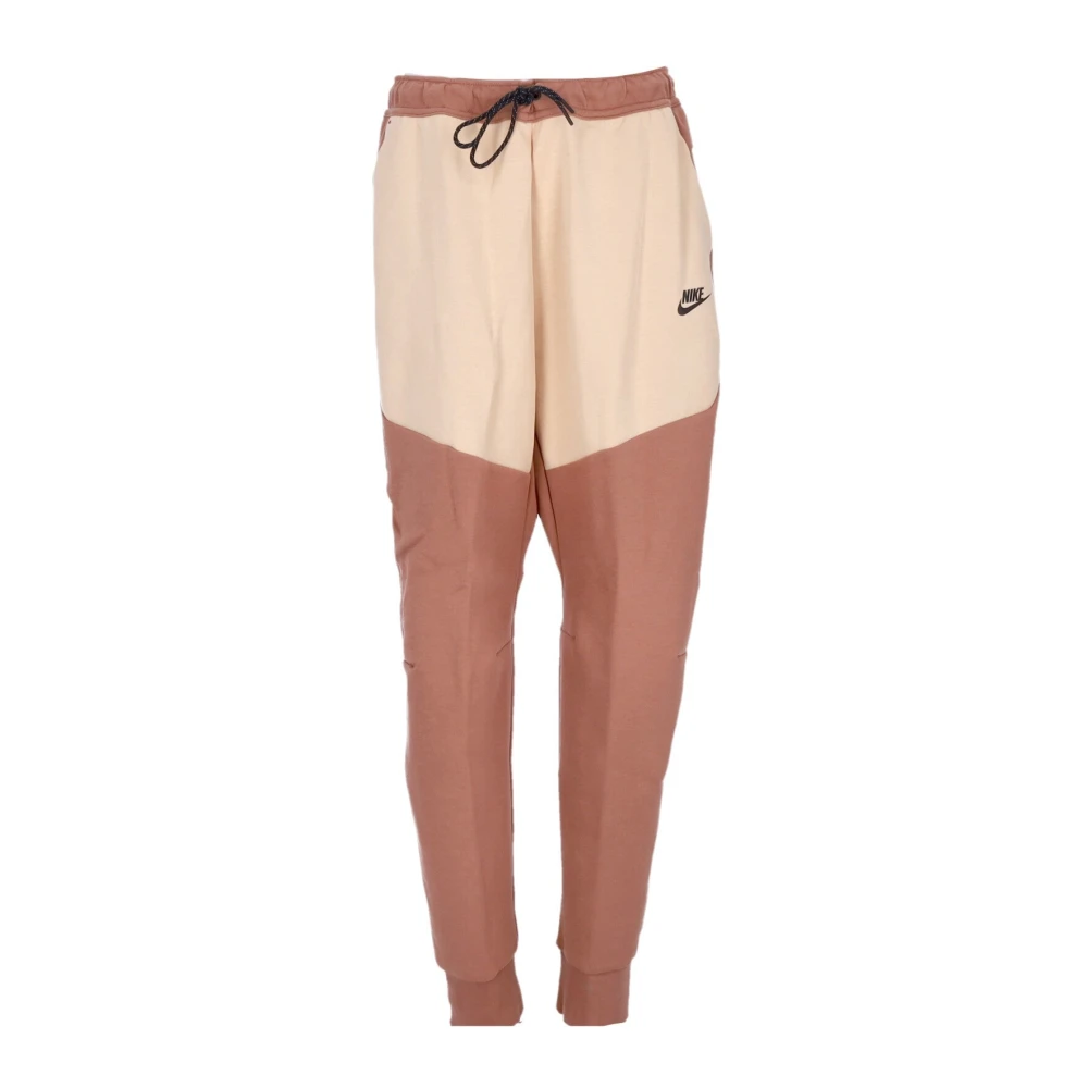 Nike Tech Fleece Trainingsbroek Mineral Clay Wit Pink Heren