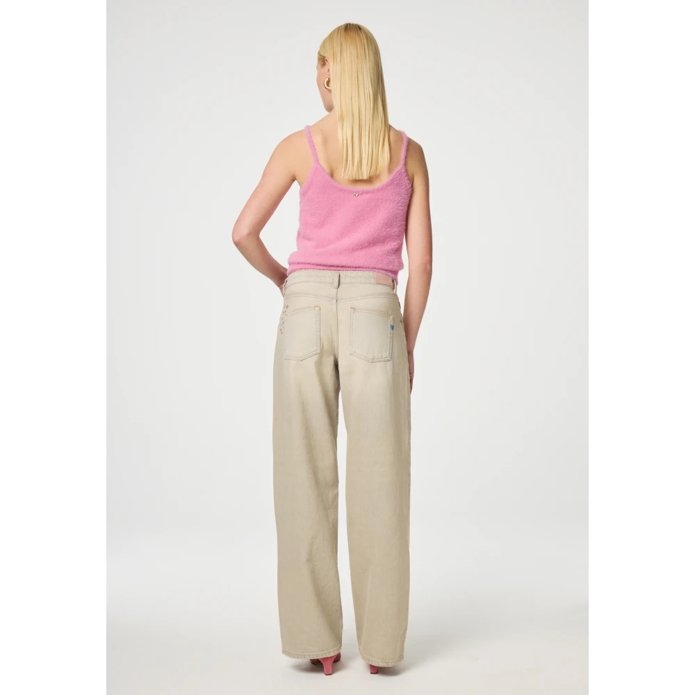 Fabienne Chapot Roze Ronde Hals Dames Top Pink Dames