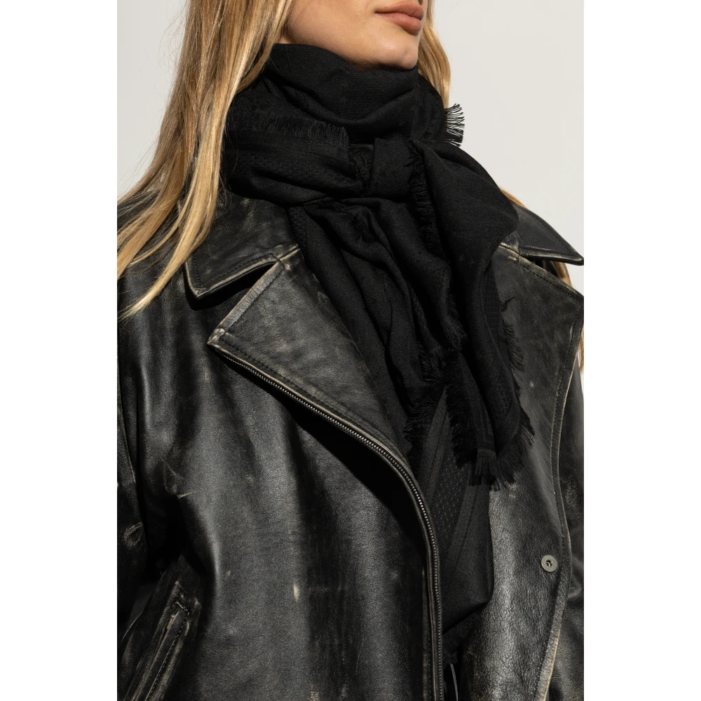 Zadig & Voltaire Sjaal met monogram Glenn Black Dames