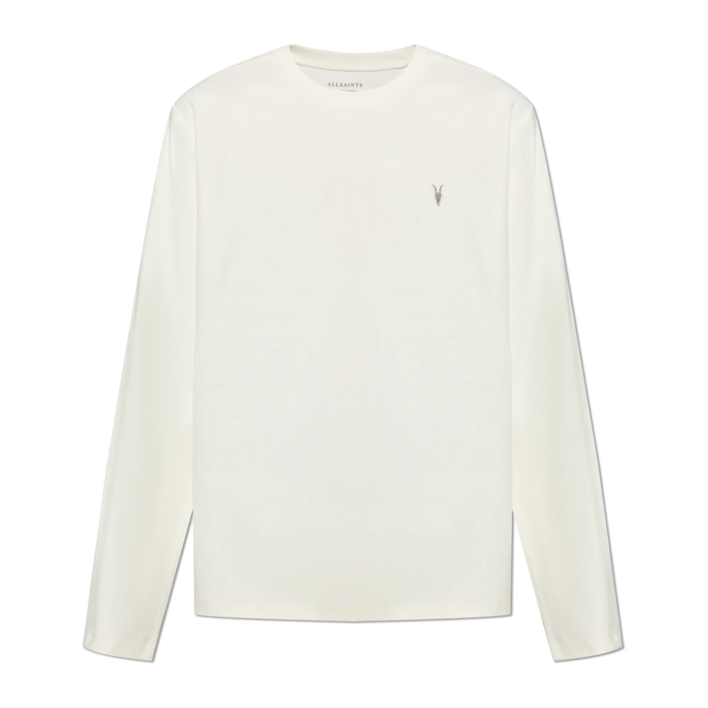 AllSaints Lange mouwen T-shirt Rowe Beige Heren