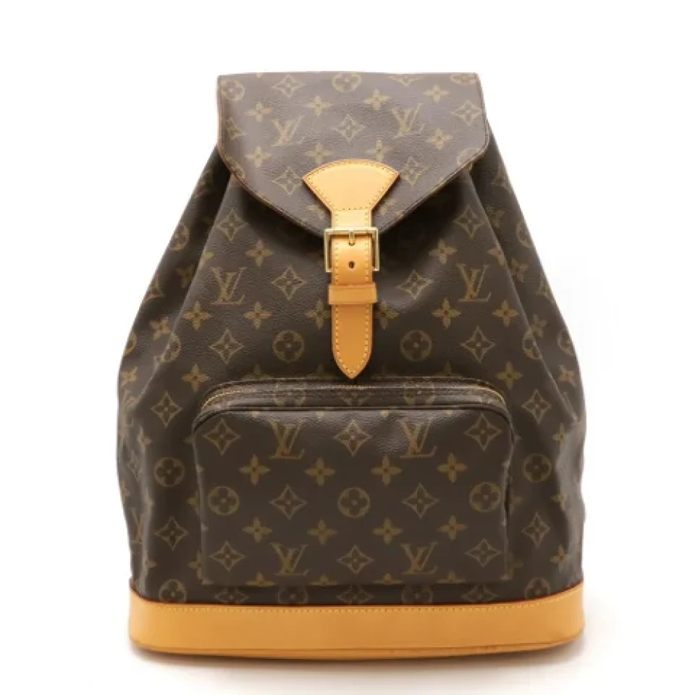 Louis Vuitton Vintage Pre-owned Canvas backpacks Brown Dames