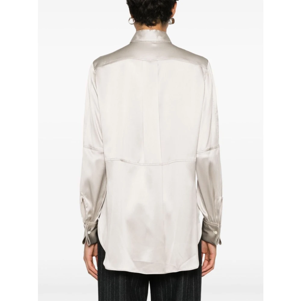 BRUNELLO CUCINELLI Stijlvolle Shirt voor Mannen Gray Dames