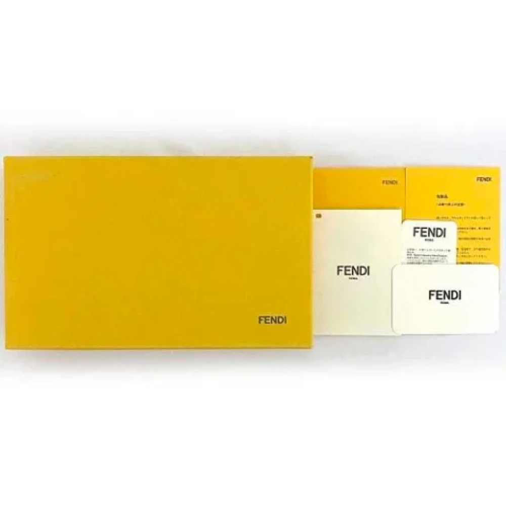 Fendi Vintage Pre-owned Leather wallets Gray Dames