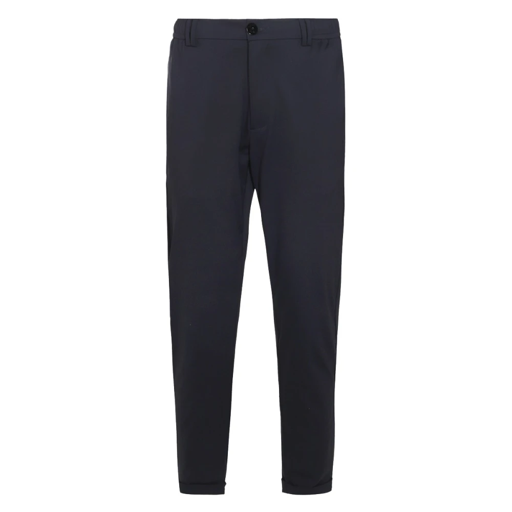 Pmds Blauwe Broek met Frontsluiting Blue Heren