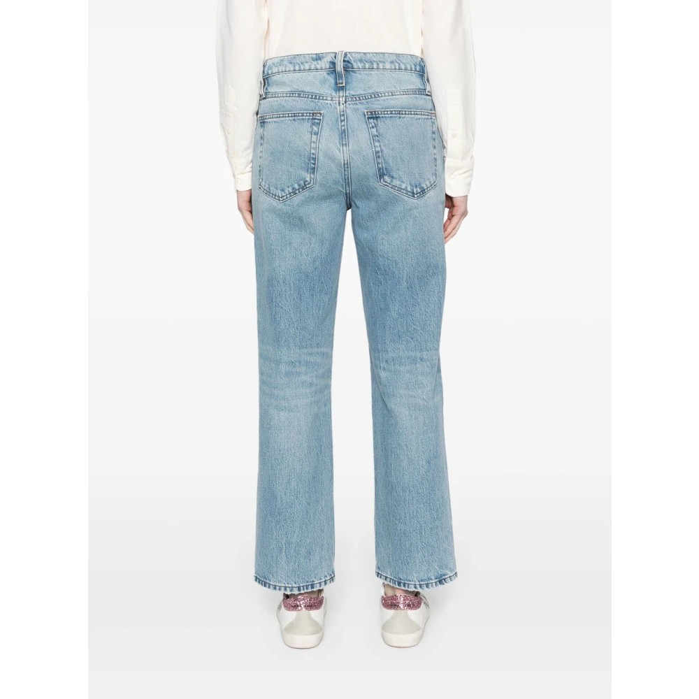 Frame Goddelijke Slouchy Straight Jeans Blue Dames