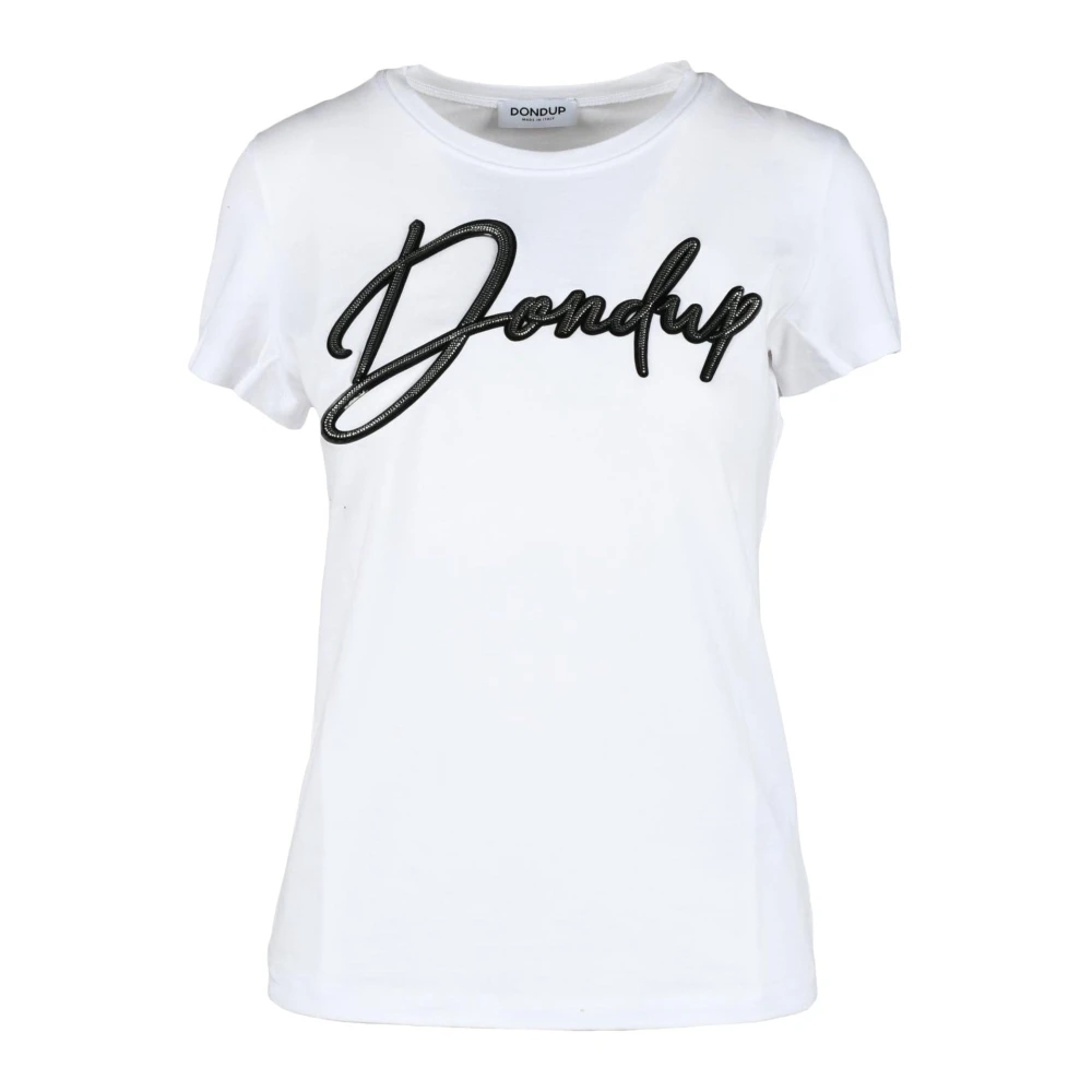 Dondup Katoenen T-shirt White Dames