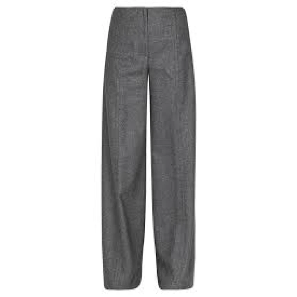 Liviana Conti Lange Broek Gray Dames