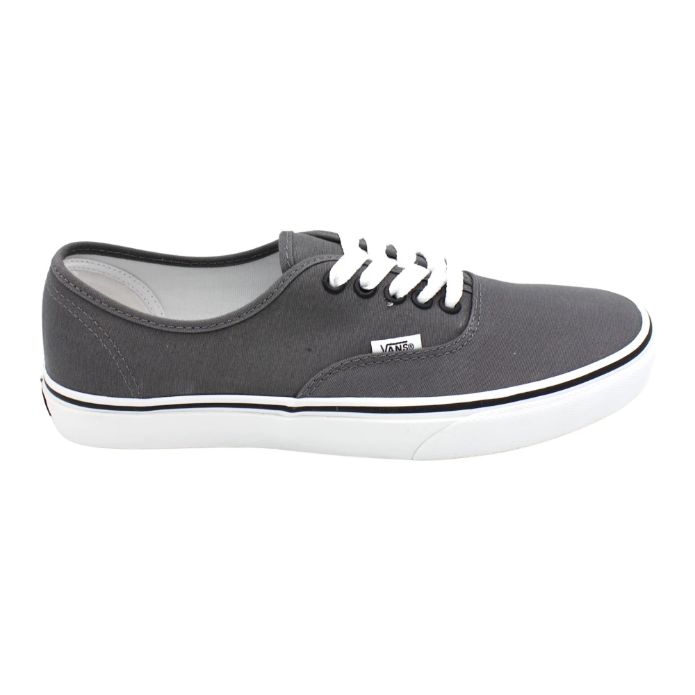Vans Canvas Veters Rubberen Zool Sneakers Heren Schoenen Grijs