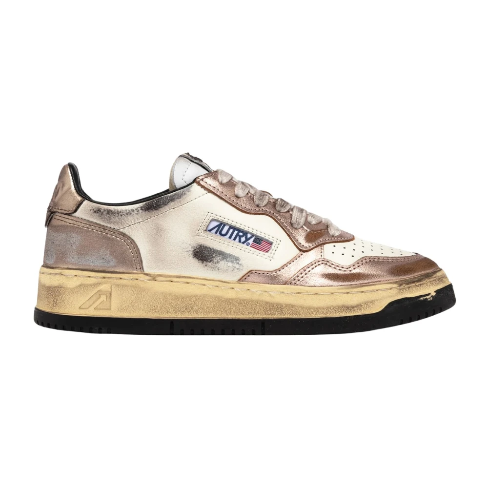 Autry Vintage Lage Sneakers Dames Schoenen Veelkleurig Multicolor