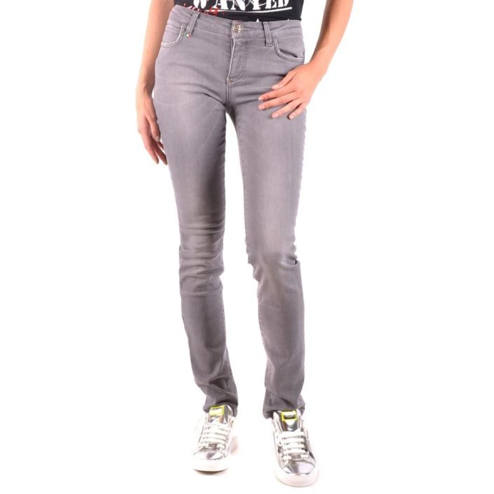 Philipp Plein Women's Gray Skinny Jeans - Skinny Fit Jeans - W29 - Jeans