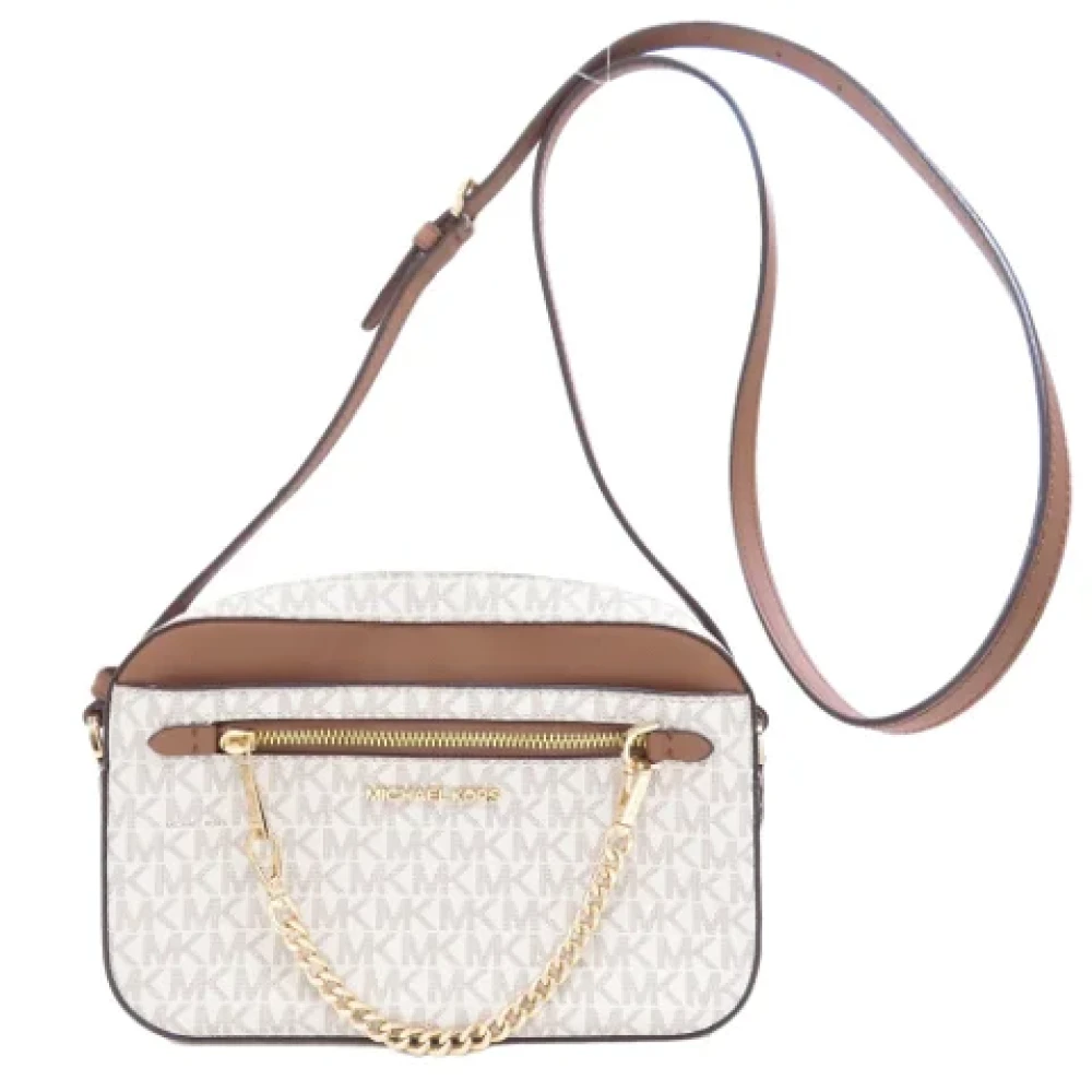 Michael Kors Pre-owned Plastic shoulder-bags White Dames