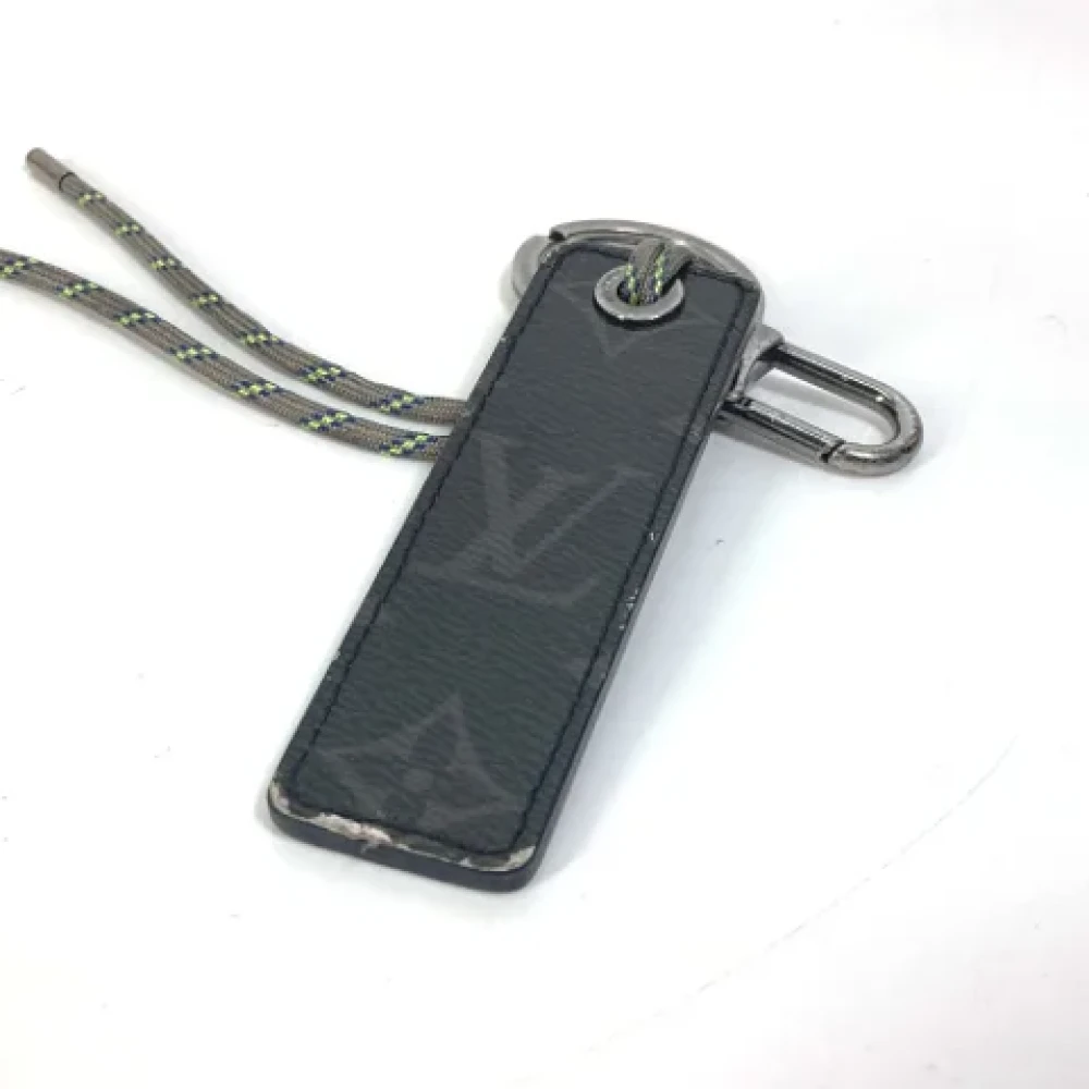 Louis Vuitton Vintage Pre-owned Fabric key-holders Gray Heren