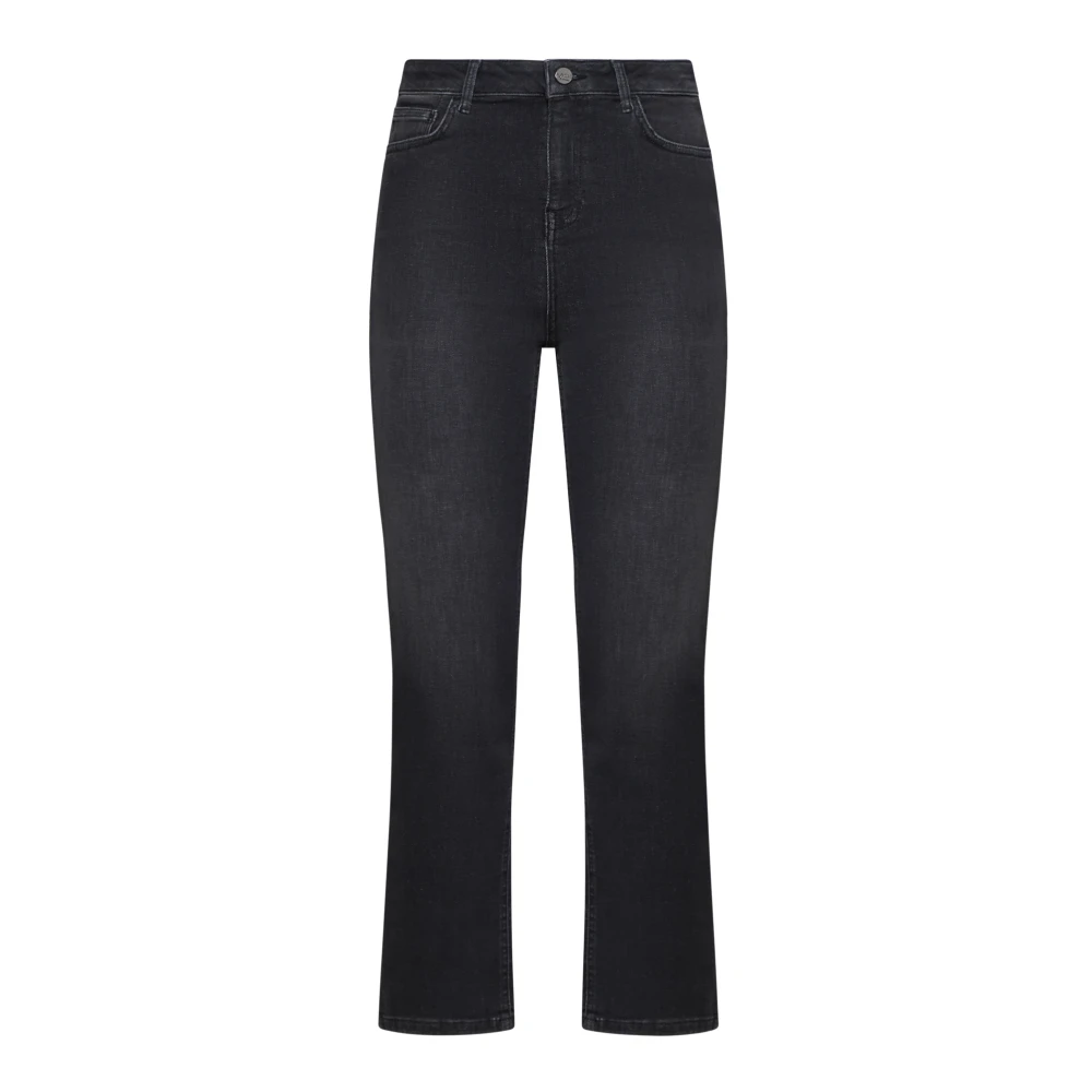 Kaos Zwarte Denim Jeans Black Dames