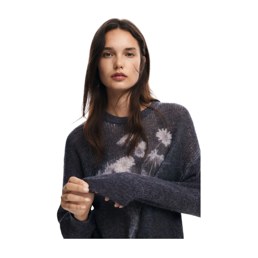 Desigual Dames Trui Jers Mississauga Stijl Black Dames