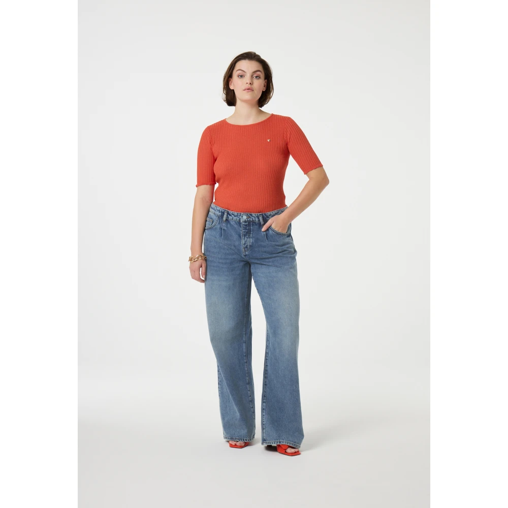 Fabienne Chapot Gemma Short Sleeve Orange Dames